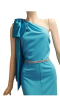 Turquoise cady cocktail dress