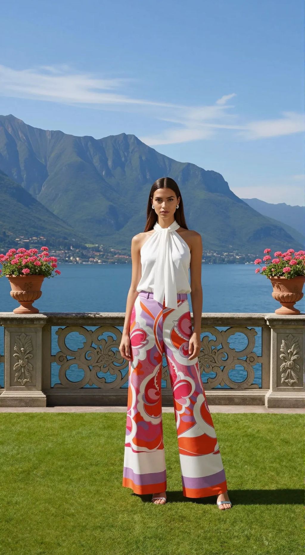 Orchid Print Suit