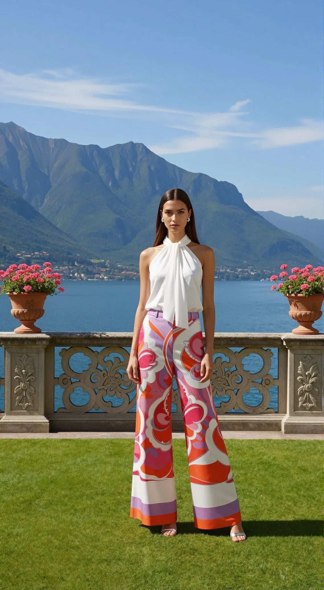 Orchid Print Suit