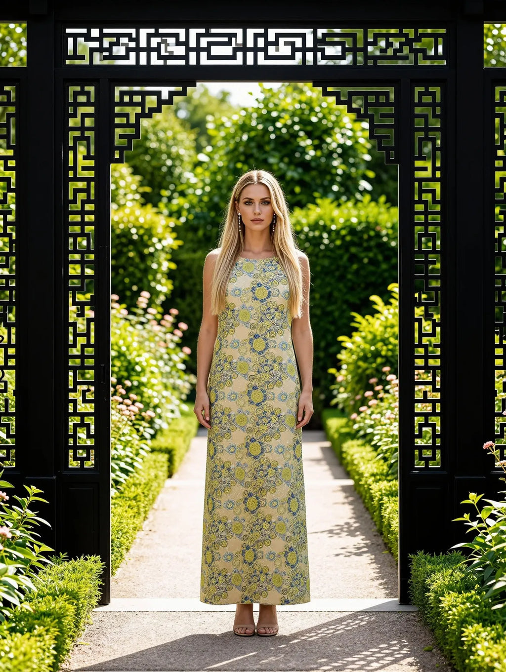 Long Chic Botanica dress