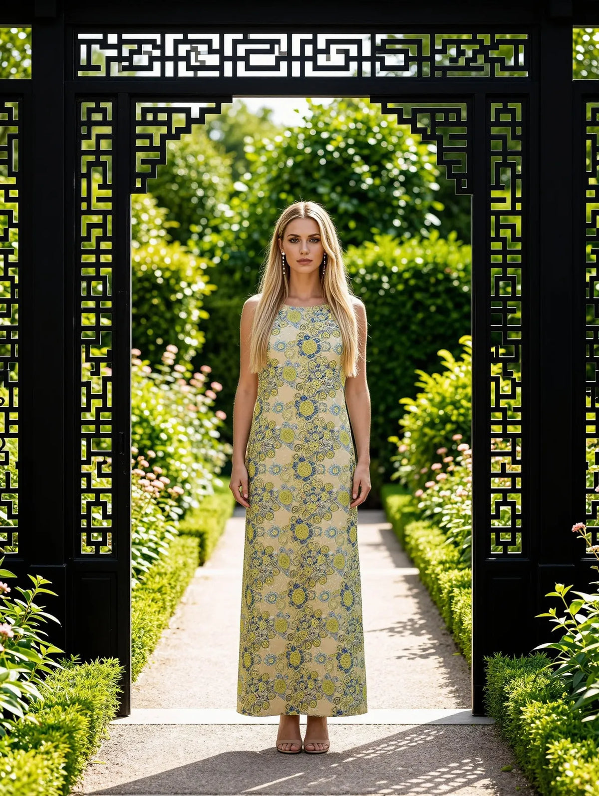 Long Chic Botanica dress