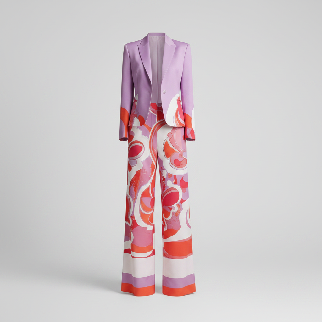 Orchid Print Suit